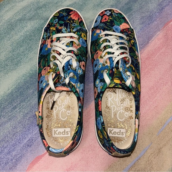 Women's Keds x Rifle Paper Co. Kickback Sneaker size 7 - Picture 6 of 8
